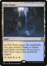 Cidade Portuária / Port Town - Magic: The Gathering - MoxLand